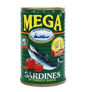 Mega Sardines in Tomato Sauce 155 g (Green)