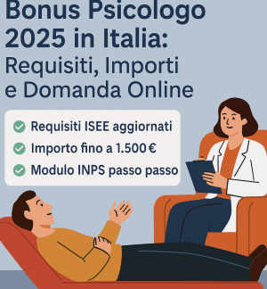 Come Ottenere il Bonus Psicologo 2025 in Italia: Requisiti, Importi e Domanda Online