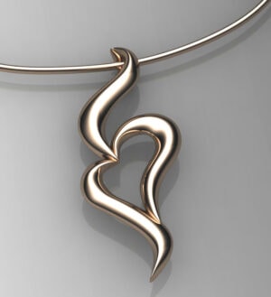 Μενταγιόν ασημένιο 925 Valentine’s Heart (επιλογές) ΜΑ006