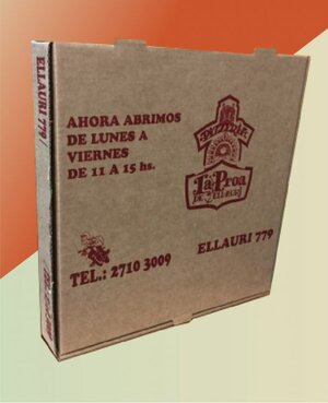 Caja para chivitos o pizzetas 22,5x23x4