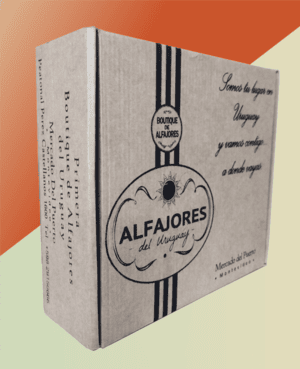 Caja para alfajores 20,5x17x7