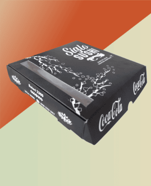 Caja para sushi de 20x19x4 con visor