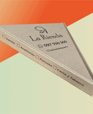 Caja para slice de pizza