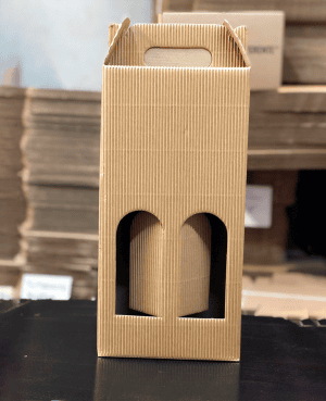 Caja para botellas x2– 16,3x8x33