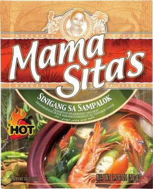 Mama Sita's HOT Tamarind (Spicy Sinigang Sa Sampalok) Spicy Herb Mix 50g