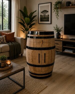 Bar Barrique chêne Rustique
