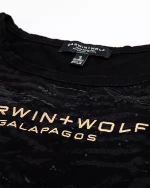CAMISETA TIBURON TIGRE NEGRO