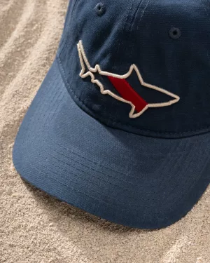 GORRA CLÁSICA DE ALGODÓN TIBURON AZUL MARINO