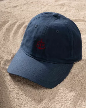 GORRA CLÁSICA DE ALGODÓN ANCLA AZUL