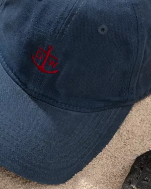 GORRA CLÁSICA DE ALGODÓN ANCLA AZUL