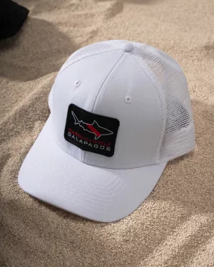 GORRA CAMIONERA PARCHE TIBURON DW BLANCO