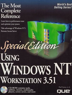Cover of Windows NT Workstation 3.51 special edition manual.