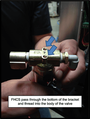 How To Install the TOUGH GUN TT3 Reamer Sprayer Valve Retrofit Kit (Part #TT3-500R), step 6a