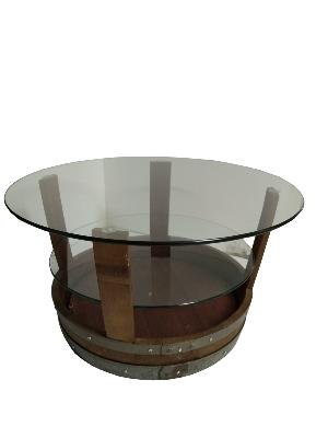 Table Basse Double Plateaux Verre – Image 2