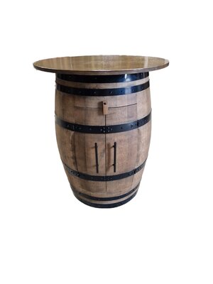 Bar Barrique Table chêne Rustique – Image 2