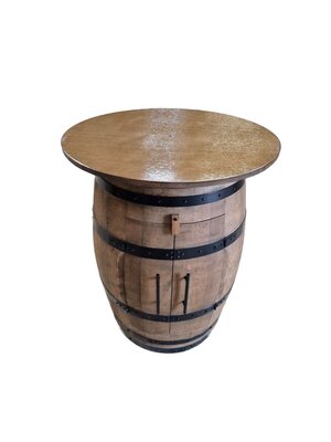 Bar Barrique Table chêne Rustique – Image 4