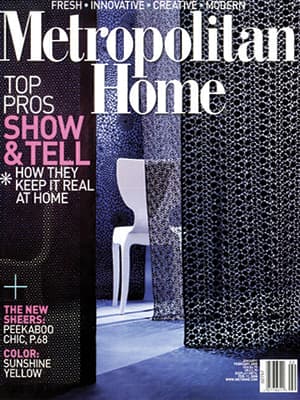 Metropolitan Home magazine cover