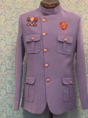 Stylish Sky Blue Designer Bandgala