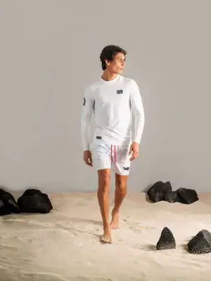Bañador Mapa Náutico Galápagos Blanco_1
