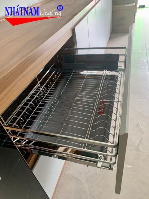 Kệ bát đĩa nan dẹt Inox 304