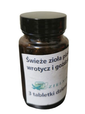 Trójzestaw –  wrotycz, piołun, goździki – łącznie 60 kapsułek