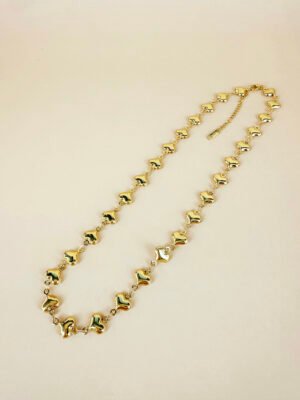 Collier coeur en acier inoxydable