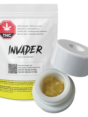 Cold Cure Live Rosin 1g | Invader | Montrose Cannabis