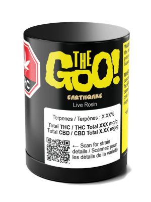 Earthqake Live Rosin 1g by The Goo! Hybrid Montrose Cannabis
