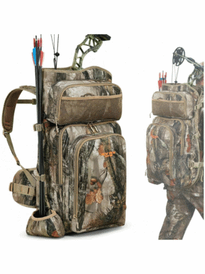NEW VIEW Camo Bow Hunting Backpack for Men and Women, Saddle Hunting Back Pack with Bow Holder, Elk and Deer Hunting Bag