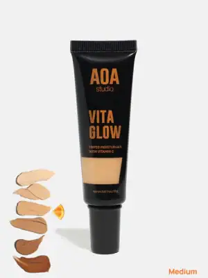 Tinta En Crema Hidratante Con Color Vita Glow Aoa Studio - Medium