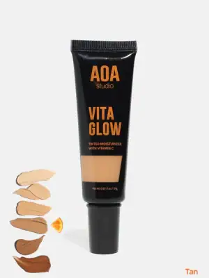 Tinta En Crema Hidratante Con Color Vita Glow Aoa Studio - Tan