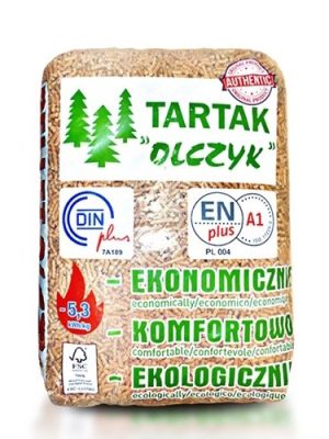 Zak Tartak Olczyk houtpellet van 15KG