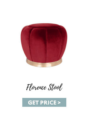 interior design trends Here’s 5 Interior Design Trends You Need To Succeed In 2020 florence stool red