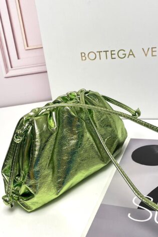 Bottega Veneta Jodie Mini metallic leather tote Bag