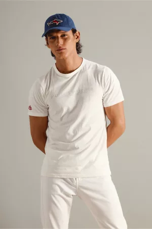 CAMISETA TIBURON MARTILLO BRUJULA NACAR HOMBRE
