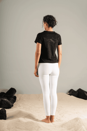 CAMISETA TIBURON TIGRE NEGRO