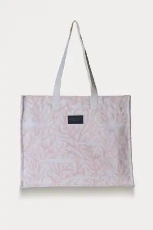 Totebag Corales y Tiburones Nacar Darwin And Wolf