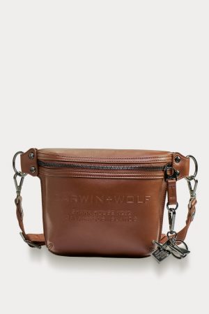 Cartera Crossbody bag canguro Darwin And Wolf cafe 1