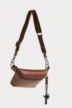 Cartera Crossbody bag canguro Darwin And Wolf cafe