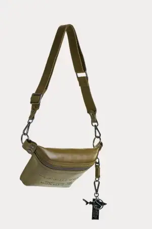 Cartera Crossbody bag canguro Darwin And Wolf verde