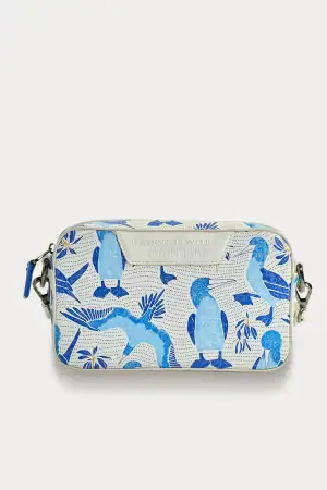 Crossbody Darwin And Wolf bag blue-footed booby 1