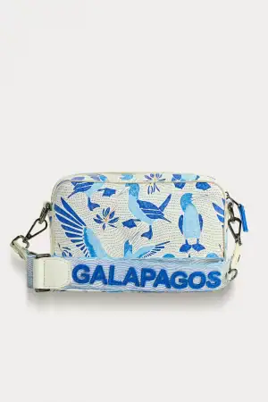 Crossbody Darwin And Wolf bag blue-footed booby 3