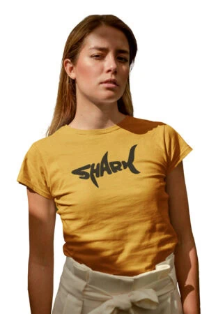 SHARK Women Printed T-Shirt