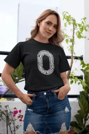 Lucky Folk – Women’s Printed T-Shirt (Funky Style, Half Sleeves)