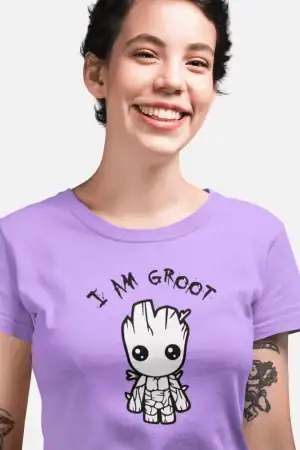 I Am Groot Kid – Women’s Printed T-Shirt