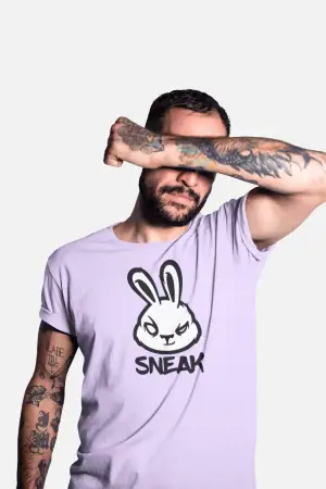 Sneak Bunny – Men’s Printed T-Shirt