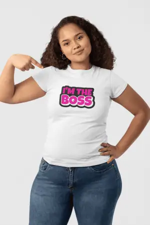 I'M The Boss – Women’s Printed T-Shirt