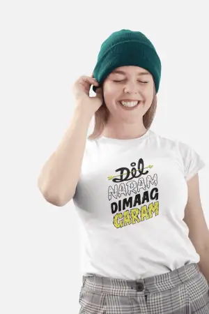 Dil Naram Dimaag Garam – Women’s Printed T-Shirt