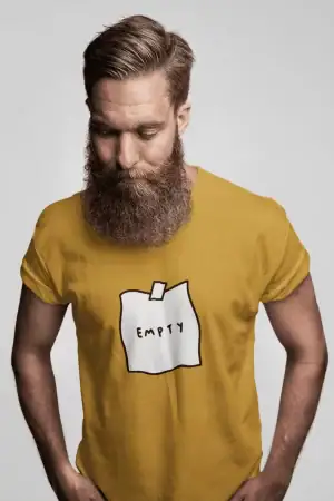 Empty Note – Men’s Printed T-Shirt