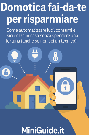 Domotica fai-da-te per risparmiare: MiniGuida 2025 per automatizzare casa senza spendere troppo